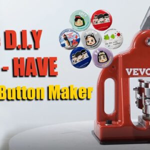 How To D.I.Y📌 an Attractive & Fashionable Badge with VEVOR Button Maker?
