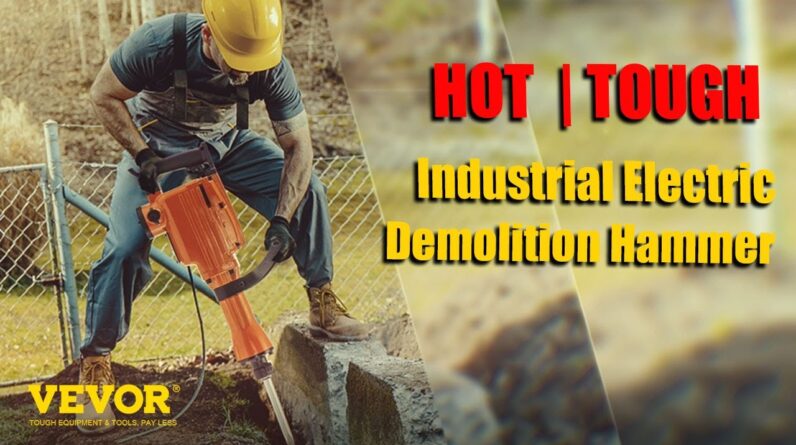 VEVOR Industrial Electric Demolition Hammer⛏ | 3600W, 1400 BPM | 🔥HOT Power Tools🧰