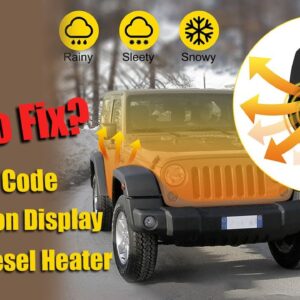 How to Fix? VEVOR Diesel Heater | Error Code Appears | 12V, 3000W